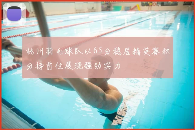 杭州羽毛球队以65分稳居精英赛积分榜首位展现强劲实力