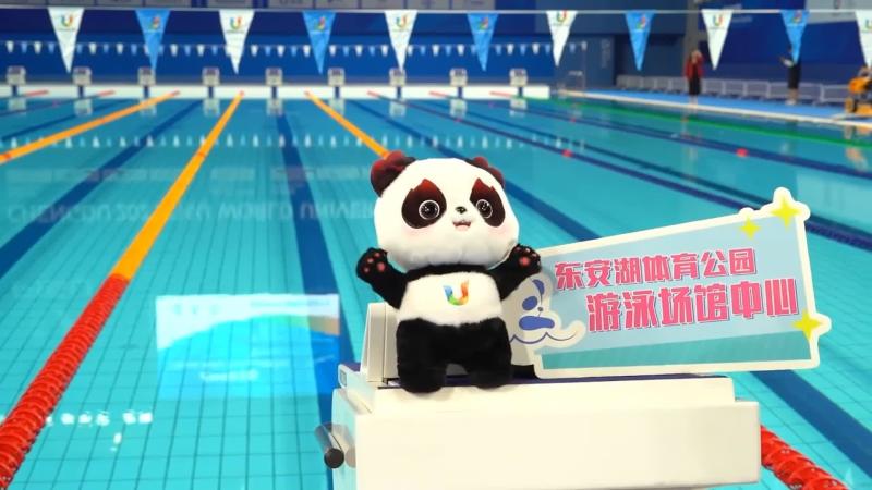 Xinhua Perspective | Visiting Chengdu Universiade Competition Venues Sports Games | Swimming | Universiade