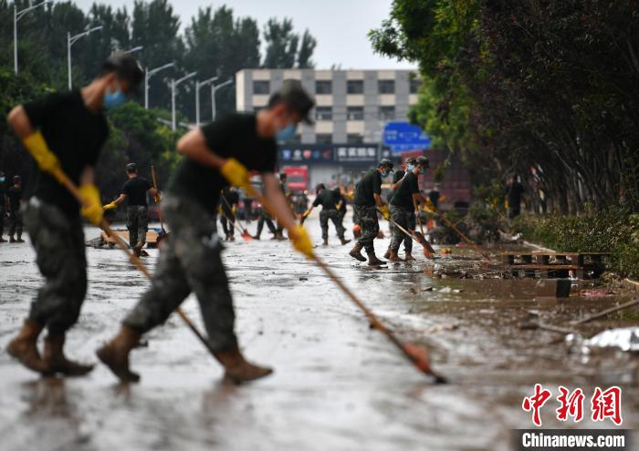 Zhuozhou, Hebei: waterlogging and desilting, disinfection and sterilization and other work continue to be carried out at the intersection | ponding | work