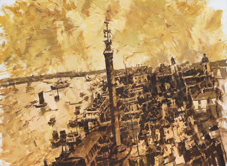 Have you ever seen Shanghai under Xu Jiang's pen? With his paintings, he opens up a vision for the soul. Shanghai, Old Nanjing Road | Works | Shanghai