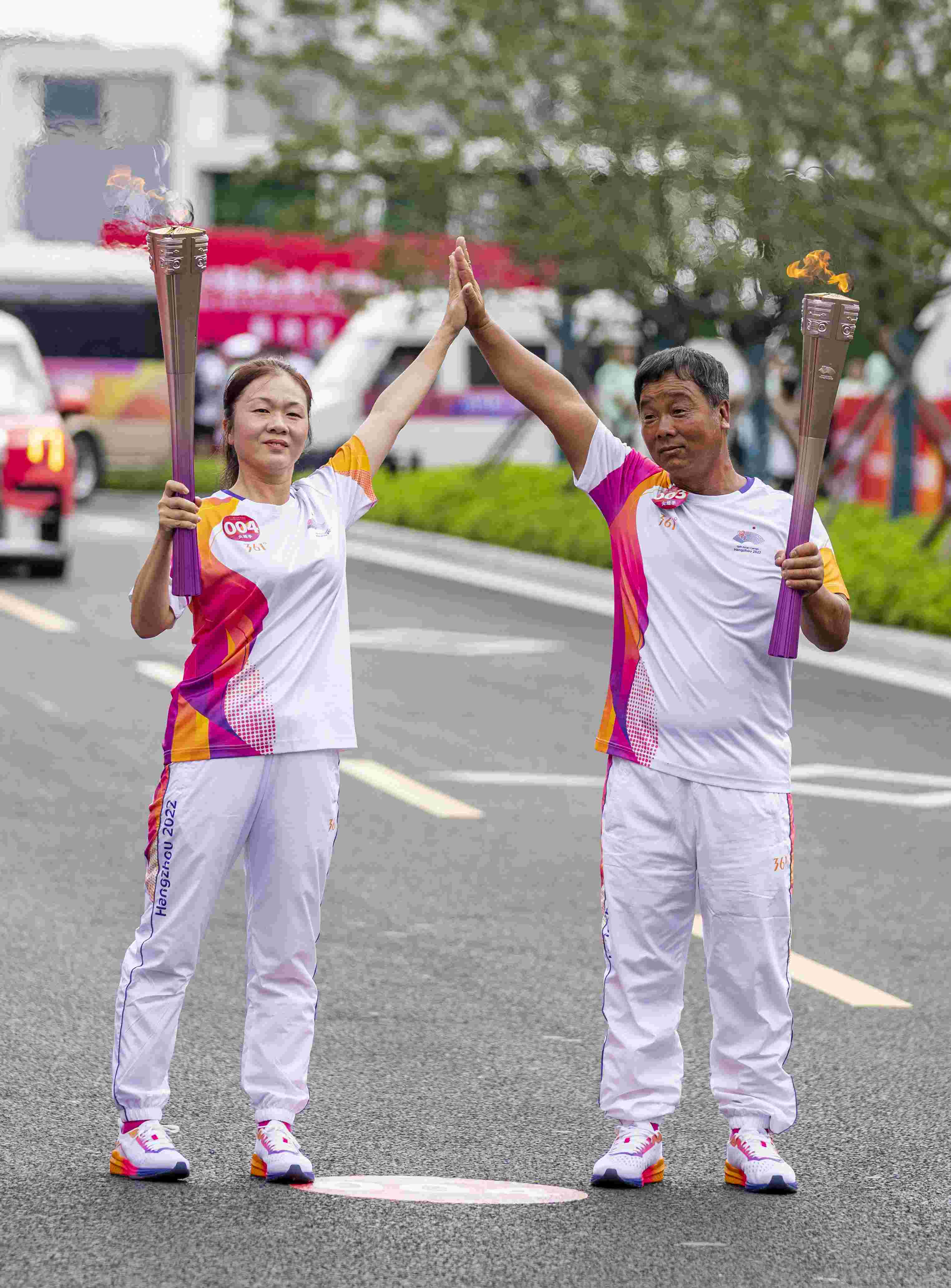 Hangzhou Asian Games | Torch Relay in Zhejiang: Taizhou