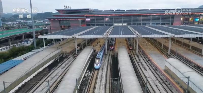 A batch of key construction projects solidly promote the completion of 371.3 billion yuan of fixed assets investment in national railways Guiyang | railway | a batch