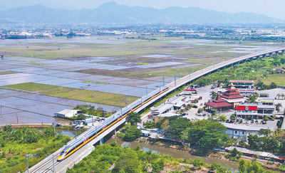 印尼雅万高铁联调联试时速达到350公里动车组|高铁|时速