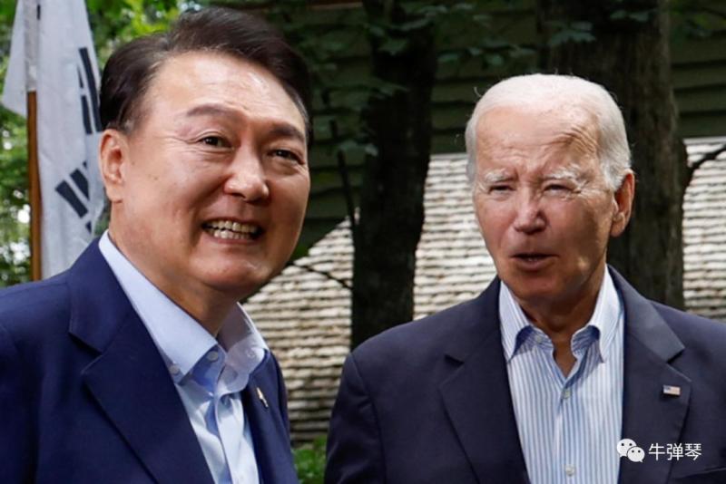 These three small details are very eye-catching. David Camp, US, Japan, South Korea Summit, Biden | Yoon Seok yeol | Details