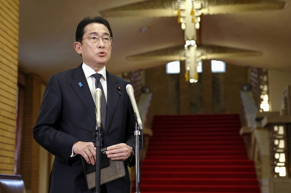 Fumio Kishida stated that he will consider visiting China, with the focus of diplomacy on China in the second half of the year