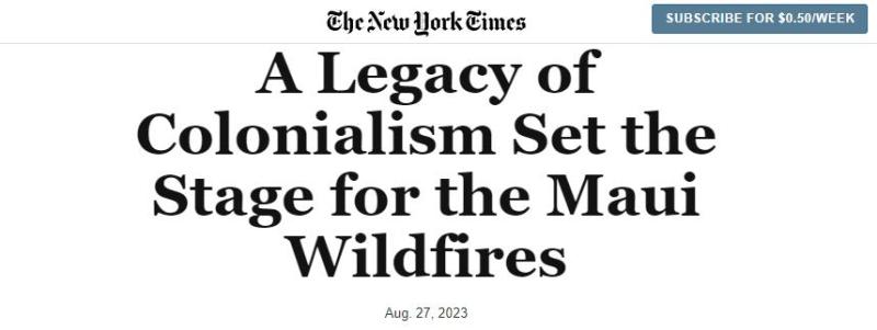 American media: American colonial heritage lays the groundwork for the wildfire on Maui Island, which is engulfed by wildfire and exacerbates Hawaii's homelessness crisis. Land | Disaster | Maui Island