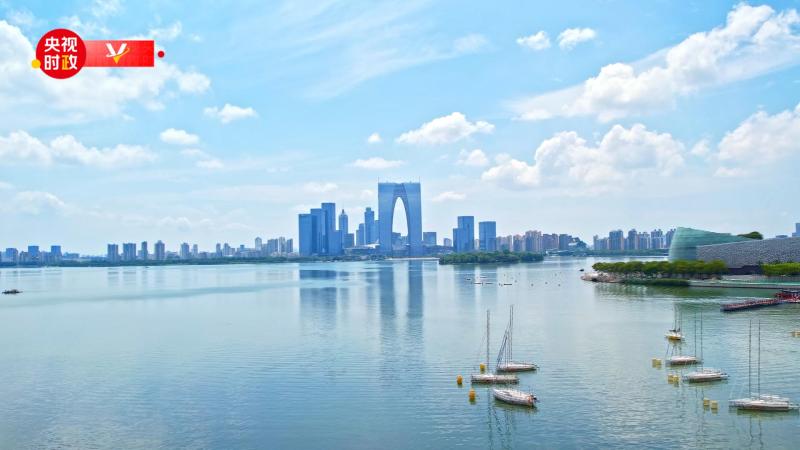 Xi Jinping's Jiangsu Travel, Digital Intelligence Empowering Production City Integration-Entering Suzhou Industrial Park Innovation | Development | Xi Jinping