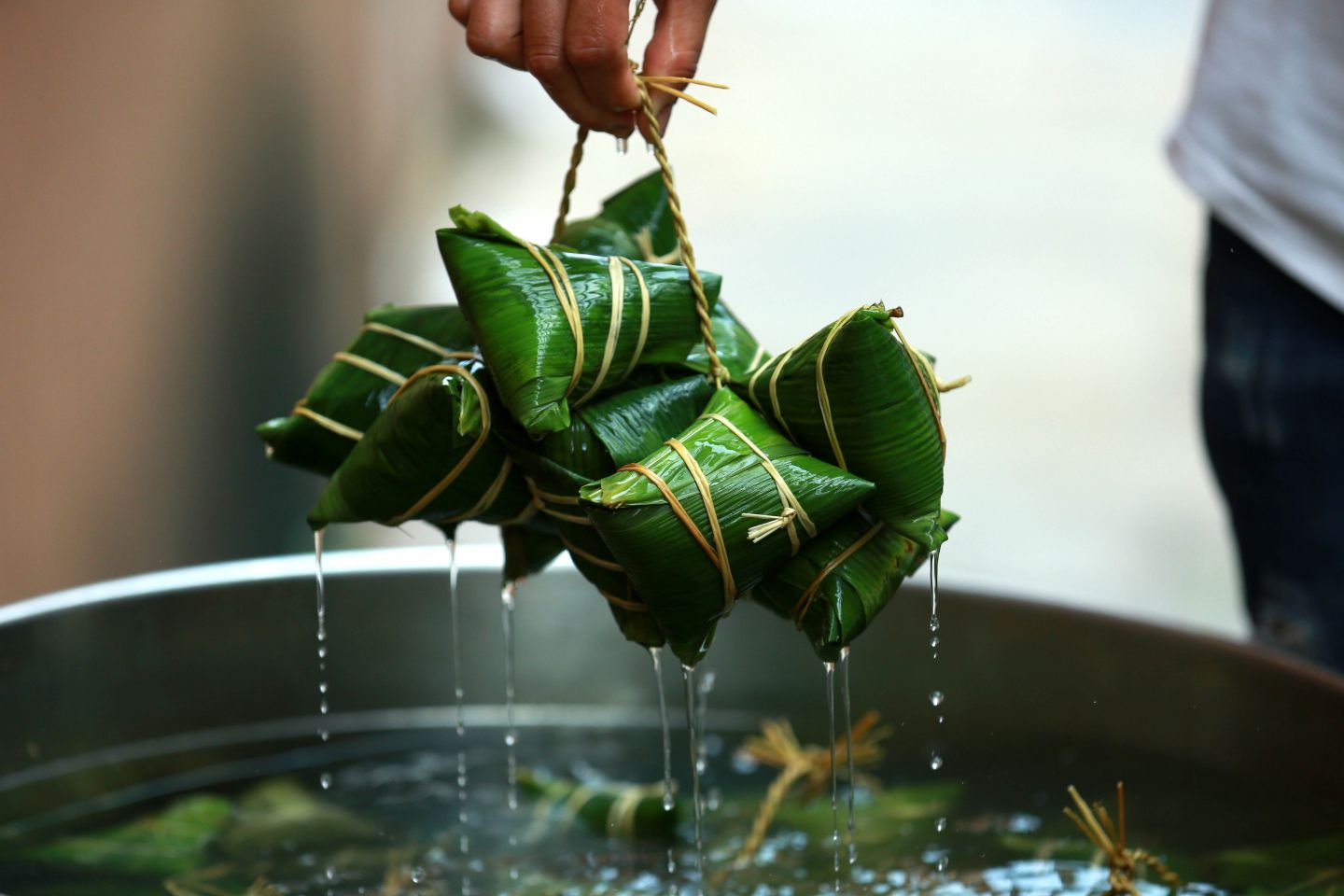 Poetic China | Five Color New Silk Wrapped Corner Dumpling Fisherman Proud | Zongzi | Poetic China | Five Color New Silk Wrapped Corner Dumpling