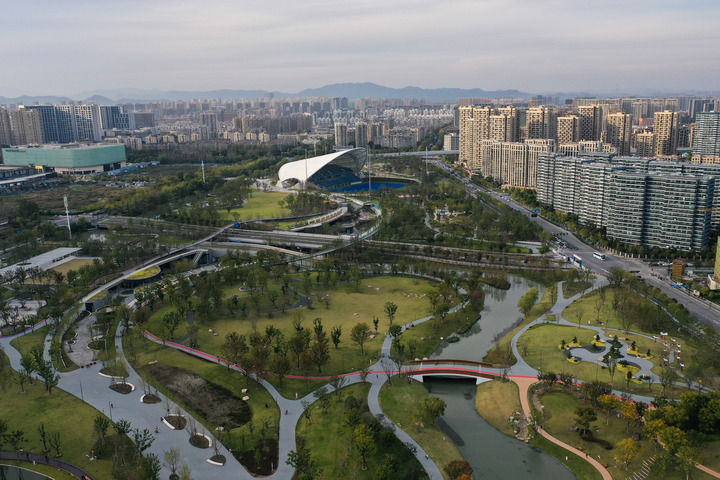 Entering the Ecological Scroll of the Asian Games City, Hangzhou has leapt to become a rich spring river | Mountain Dwelling Map | Hangzhou | Picture Scroll