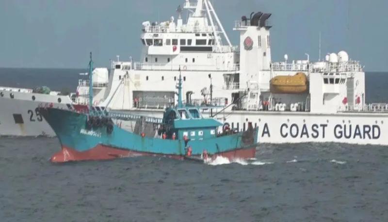 Report from China Coast Guard! "Violent resistance to the law" trawl | fishing boat | resistance to the law