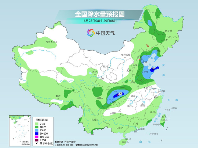 North China and other regions will resume high temperature mode tomorrow, and the concentration of heavy rainfall in the Sichuan Basin requires vigilance against secondary disasters. Sichuan Basin | North China | High Temperature