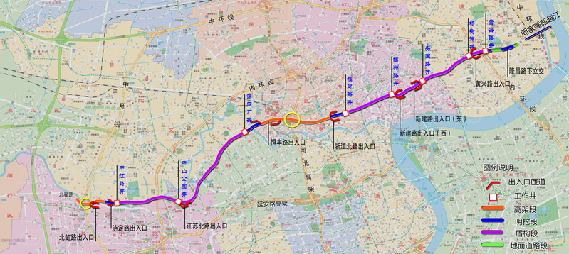 穿越核心区为何历时8年余,上海第二条东西向交通大动脉主线隧道贯通明年通车通道|隧道|大动脉