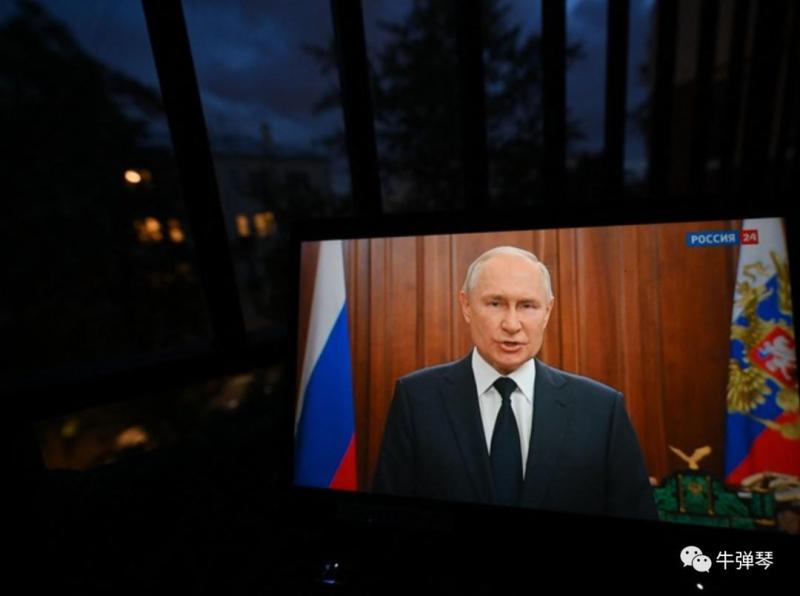 再次出现在电视屏幕前,一脸愤怒的普京瓦格纳|俄罗斯|普京