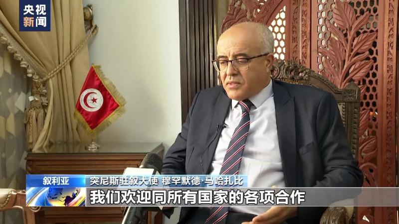 总台专访丨新任突尼斯驻叙大使：阿盟国家反对外部干涉赞赏中国促和努力国家|大使|阿盟