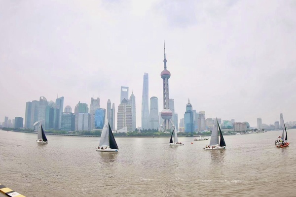 Let's watch a thousand sails race on the Huangpu River, sailing boats | Shanghai | Spring Tide when the spring tide hits the shore next year