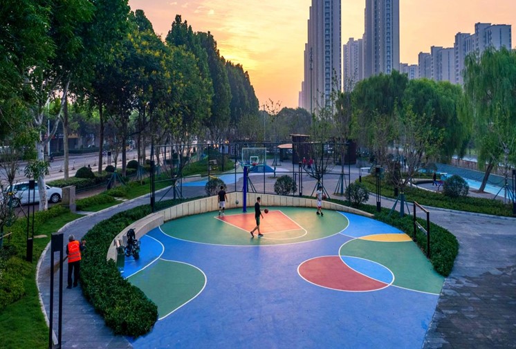 The "Pocket" Philosophy Park in Linyi | Construction | Pocket