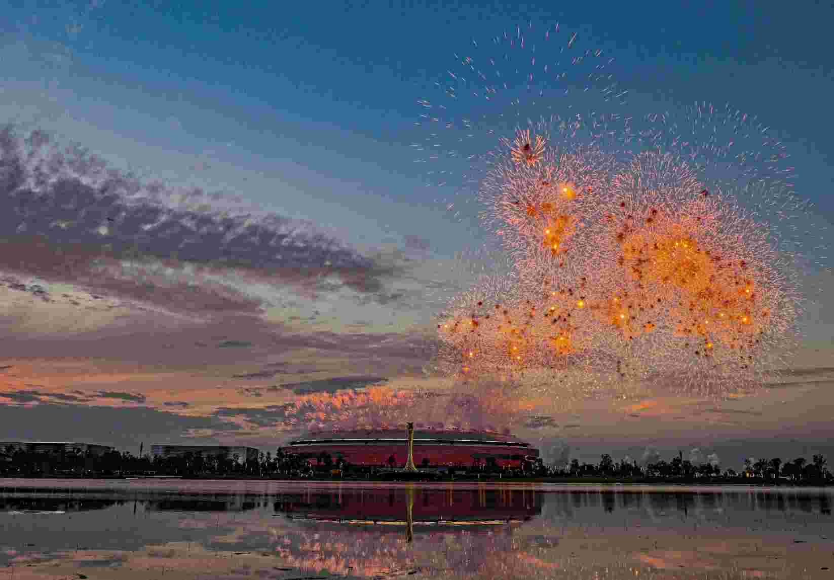 Sparkling Fireworks, Chengdu Universiade | Tonight Chengdu Stadium | Anhu | Universiade