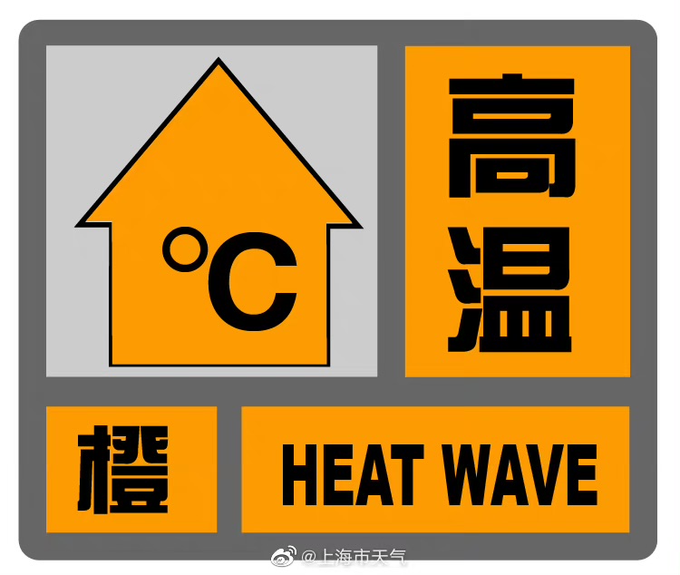 The highest temperature in multiple districts is expected to reach 37 ℃ today, and Shanghai has issued the first orange high-temperature warning of the year for the urban area | Minhang | warning