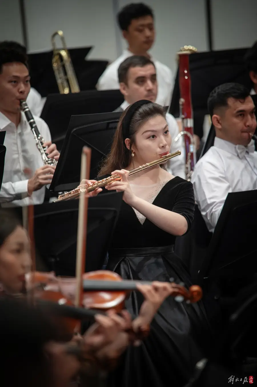 This Nantong student band's debut performance amazed the audience, and Italian opera classics were played in the Shanghai Concert Hall