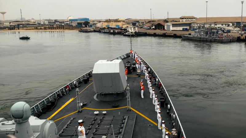 Communication: Let Peace and Friendship Cross Mountains and Seas - On the 43rd Escort Fleet of the Chinese Navy's Friendly Visit to 5 West African Countries, Congo | Fleet | Chinese Navy