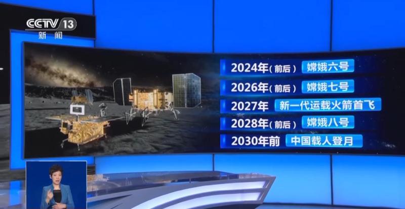 "The footprints of the Chinese people will definitely step on the moon." China plans to achieve manned lunar research by 2030. "China