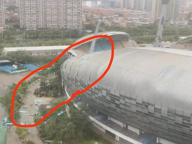 Has the Mayday concert changed? Official response: Quanzhou Strait Sports Center was blown down by a typhoon, with the stadium | roof | blown down