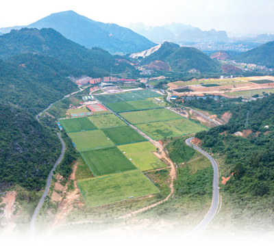 The former tailings pond has now become a green field (beautiful China) mining | ecology | tailings pond has now become