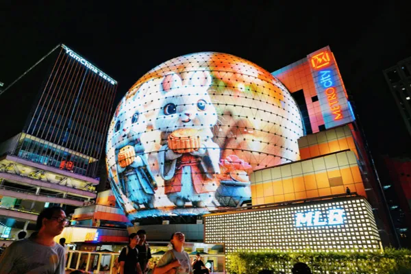 Xujiahuiyuan opens light show: interpreting the new melody of Shanghai style