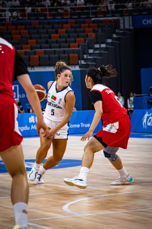 Portuguese women's basketball team captain Karolina: We had a pleasant time in Chengdu. The Portuguese women's basketball team at the Chengdu Universiade | captain | Karolina
