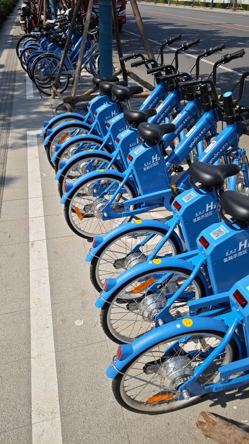 Where has the hydrogen bike gone? Is hydrogen powered bicycles a gimmick?, Over a week of vehicle deployment | Longhu Daxingtian Street | Hydrogen Energy