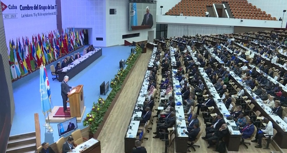 The summit of the Group of 77 and China adopted the Havana Declaration