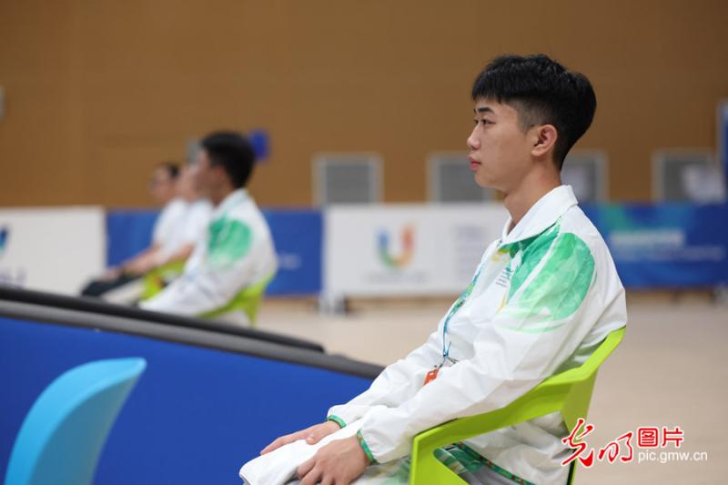 The Beautiful Scenery of the Chengdu Universiade Stadium with "Little Green Pepper" Liu Yun | Qingbaijiang Basketball Stadium Center | Universiade