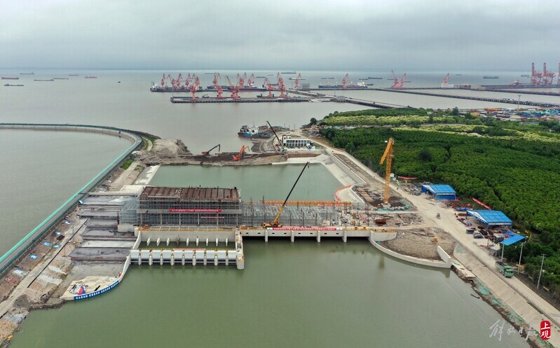 Wusong River Project (Shanghai Section): the largest pump gate hub project in Shanghai has preliminary water access conditions the Taihu Lake Lake | Yangtze River Delta | scale