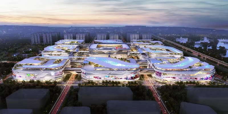 The Nine Star City project is scheduled to open in 2025, with the landmark building structure capped! Qibao "Urban Village" Renovation Accelerates Home Furnishings | Project | Qibao