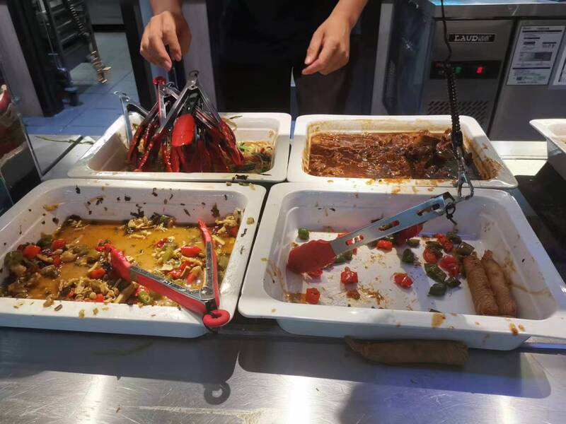 "Clean Your Plate Campaign" "Eating" is full of sense of science and technology... In this white-collar canteen in Changning District, dishes | CD | canteen