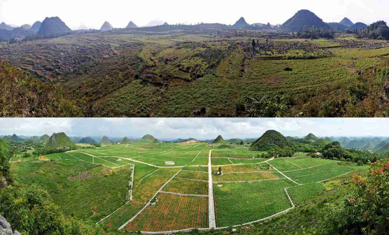 National Highway Journey from Snowy Mountains to the Sea | Modern Version of "Yu Gong Moves Mountains": The Battle of Life and Stones Left | Photo | Life