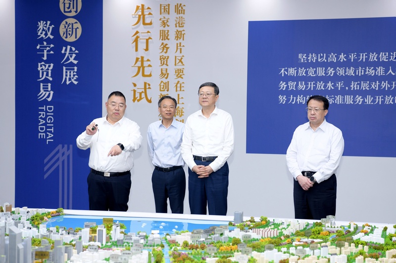 Emphasizing the key coordination at a new starting point, Chen Jining and Gong Zheng are conducting research on the Lingang New Area and discussing reforms | New Area | Lingang