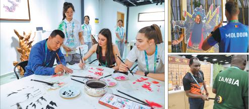 The charm of traditional Chinese culture is unstoppable! Foreign athletes experience and fall in love with China in Chengdu | Athletes | Culture