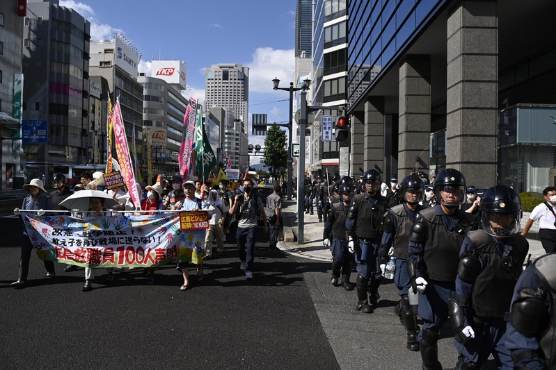 日本民众集会抗议现行安保政策,【看世界】广岛核爆78周年泰国琼不里省|水牛|广岛核爆