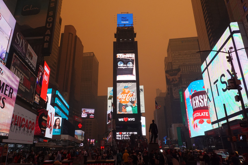 New York has become the city with the worst air quality in the world, with "orange haze" enveloping the eastern United States. [Looking at the World] Canada's wildfires are raging and delaying | power outages | wildfires