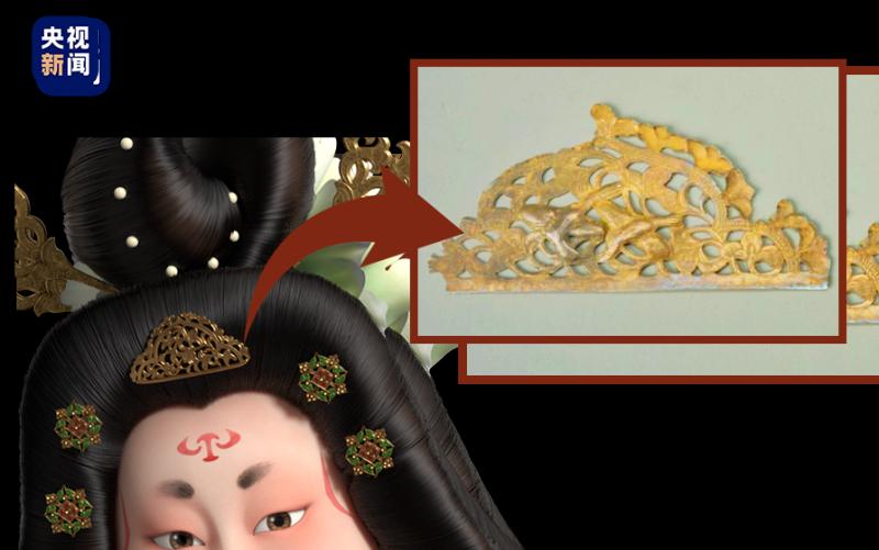 "Chang'an 30000 Miles" also has these "Easter eggs", such as the necklace of Princess Yuzhen and the hairstyle of a Yangzhou singer... In addition to poetry, Gao Shi | floral decorations | unearthed | Yuzhen | cultural relics | Li Bai | movies | Princess