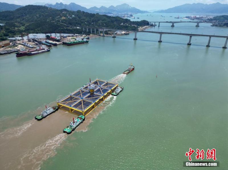 The largest deep-sea semi submersible aquaculture platform in China, "Ningde 1", has been successfully put into operation for sea patrol | 1 | aquaculture