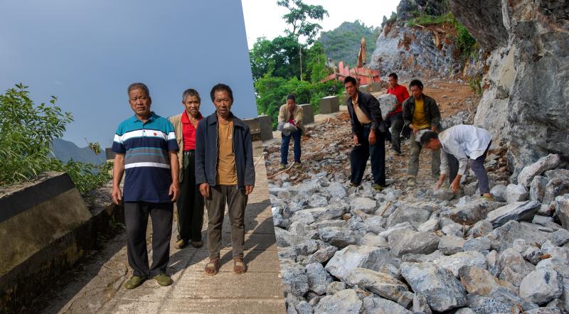 National Highway Journey from Snowy Mountains to the Sea | Modern Version of "Yu Gong Moves Mountains": The Battle of Life and Stones Left | Photo | Life