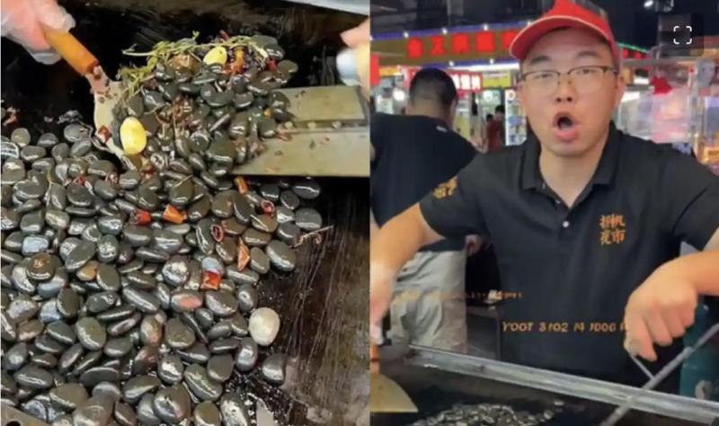 Foreign media are exploring the hardest dish in the world? "Fried Stone" Becomes China's Latest Internet Celebrity Snack Network | Stone | China