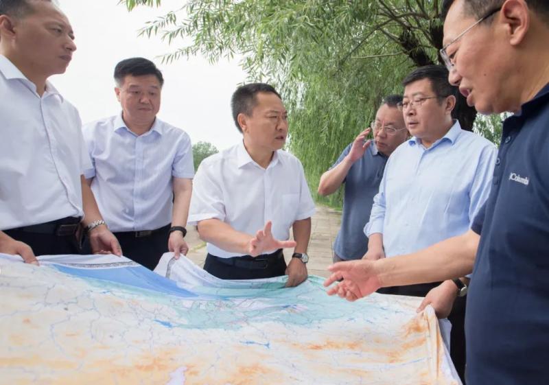 Minister of Water Resources went to inspect flood control and emergency work in the Daqing River system of Yongding River | Basin | Minister