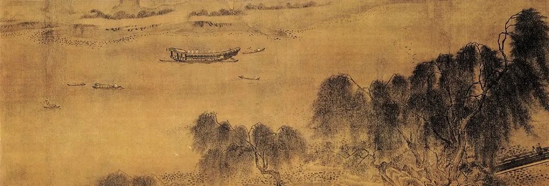 Du Fu couldn't help but write poetry to express his grievances. On July 6th of that year, he wore a lantern boat