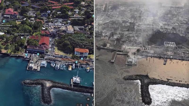 Natural or man-made disasters?, Worldview | Maui Island Fire Heart. Maui Island | World | Maui Island