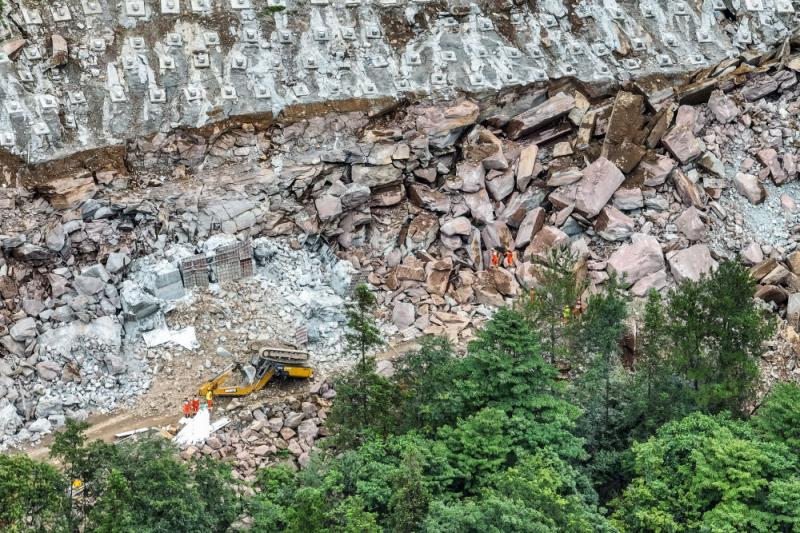 7 people still missing, direct attack on the scene of the Wufeng Mountain landslide in Hubei: racing against time to search and rescue residents | Rescue | Wufeng Mountain in Hubei
