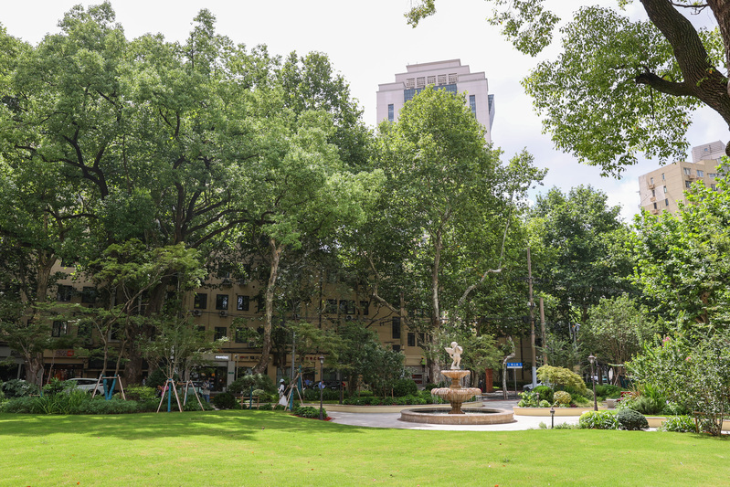 Open sharing makes Shanghai full of greenery, and the 90 year old "little angel" on Hengshan Road has turned to ecology for the first time | Park | Hengshan