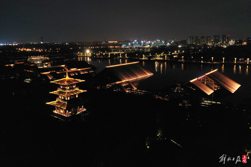 Night tour of Guangfulin Cultural Heritage Park to enjoy summer life, check-in for water "pyramid" night tour | Guangfulin